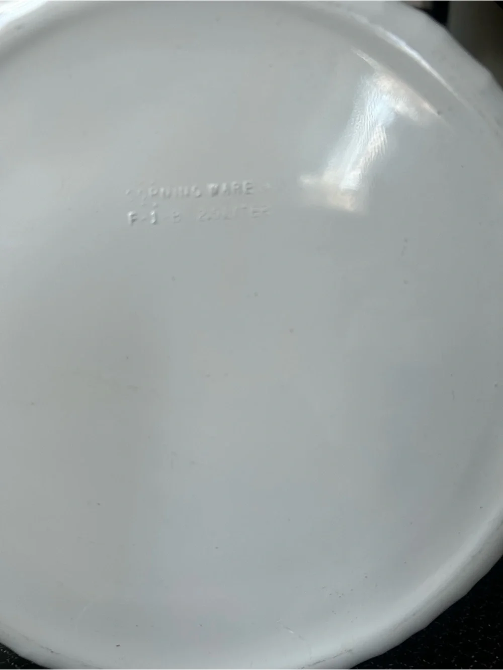 Corning ware White Ceramic Fluted Serving Bowl - Home Dining